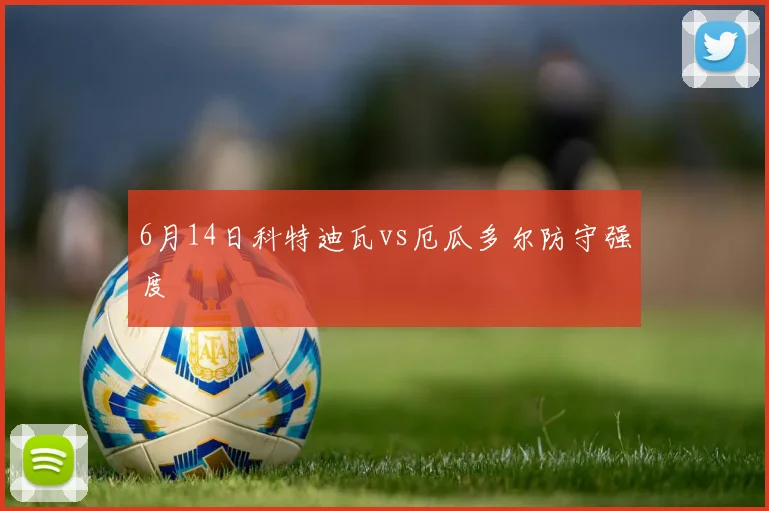 6月14日科特迪瓦vs厄瓜多尔防守强度
